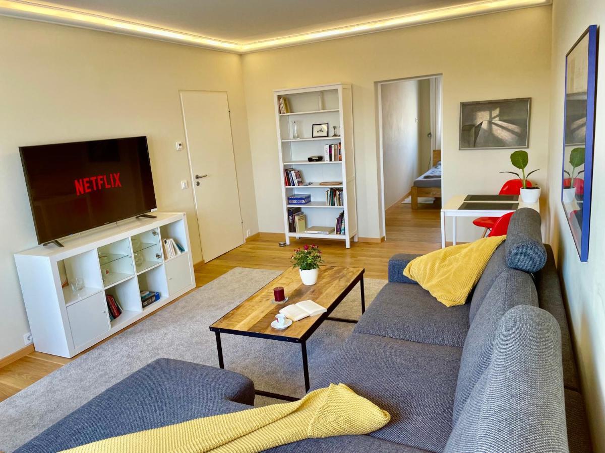 Zentrumsnahe Leipzig-Apartments, Nahe Ufz Und Bmw Inkl Parkplatz Und Fahrraeder Bagian luar foto